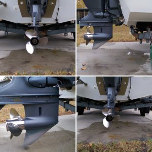 Boat motor location
