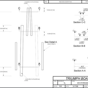 Triumph Boats Model 235-1 Trailer