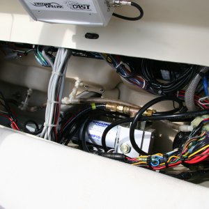 215 Chaos behind the console wiring