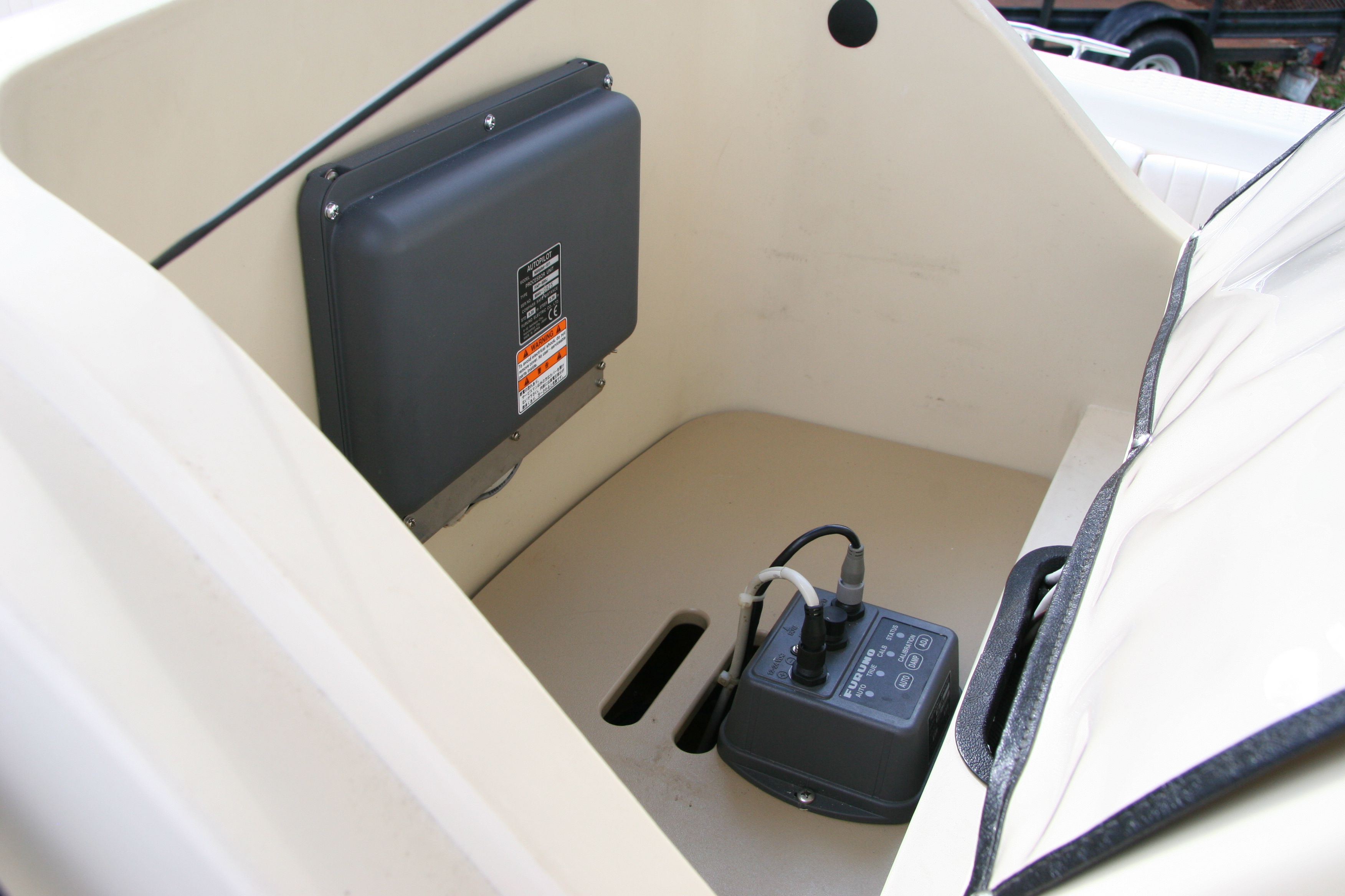 Furuno electronics placement